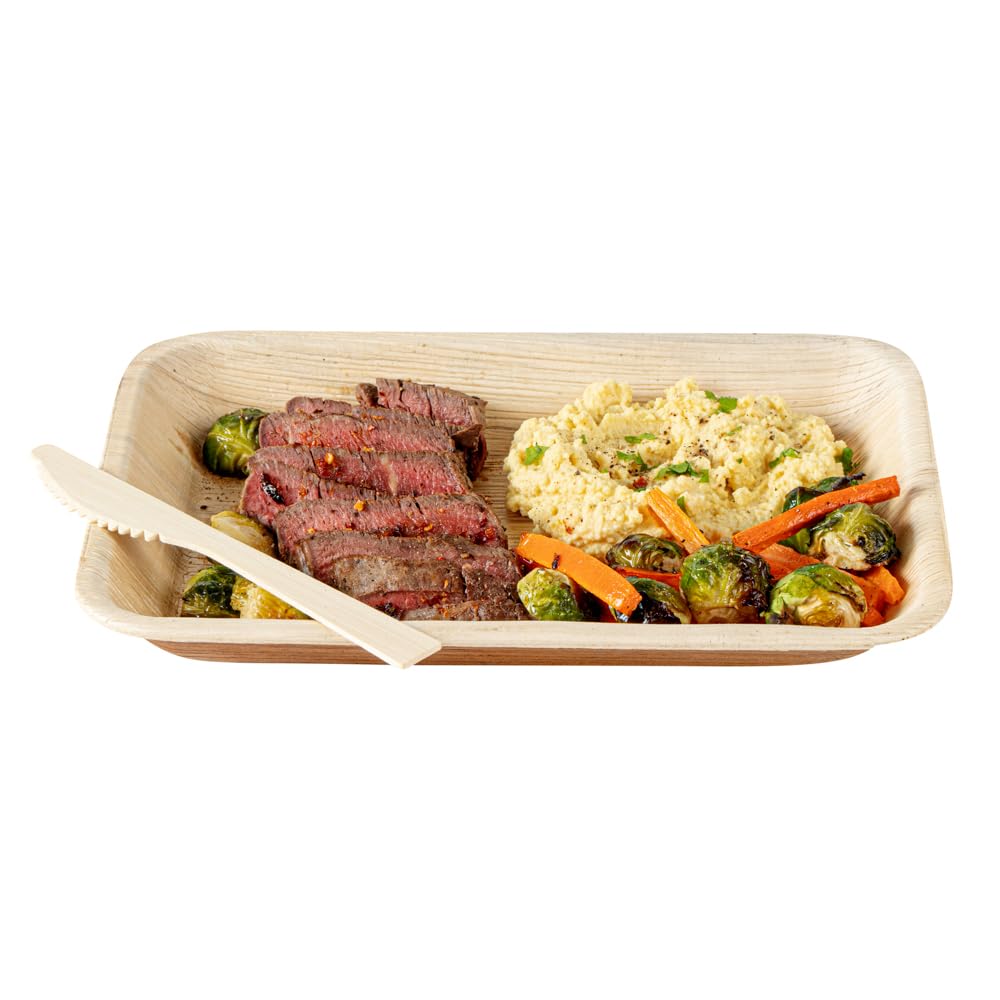 Restaurantware Bambuddha 7-Inch Disposable Bamboo Knives