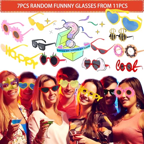 Opulent Photo Booth Props Kit with Hats, Wigs & Glasses