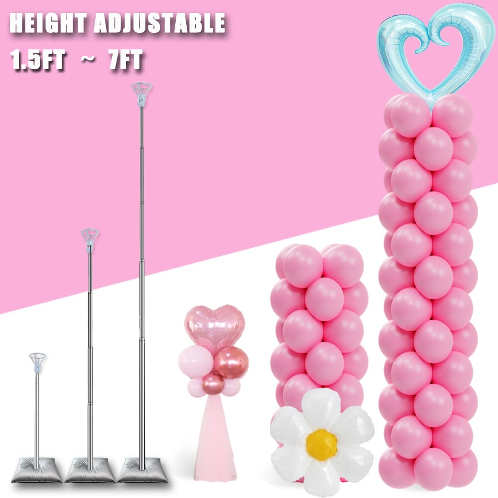 Balloon Column & Arch Stand Kit for Party Decorations