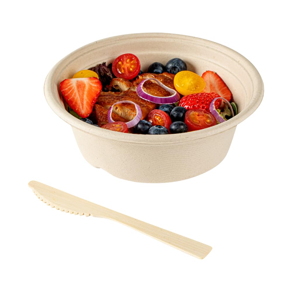 Restaurantware Bambuddha 7-Inch Disposable Bamboo Knives