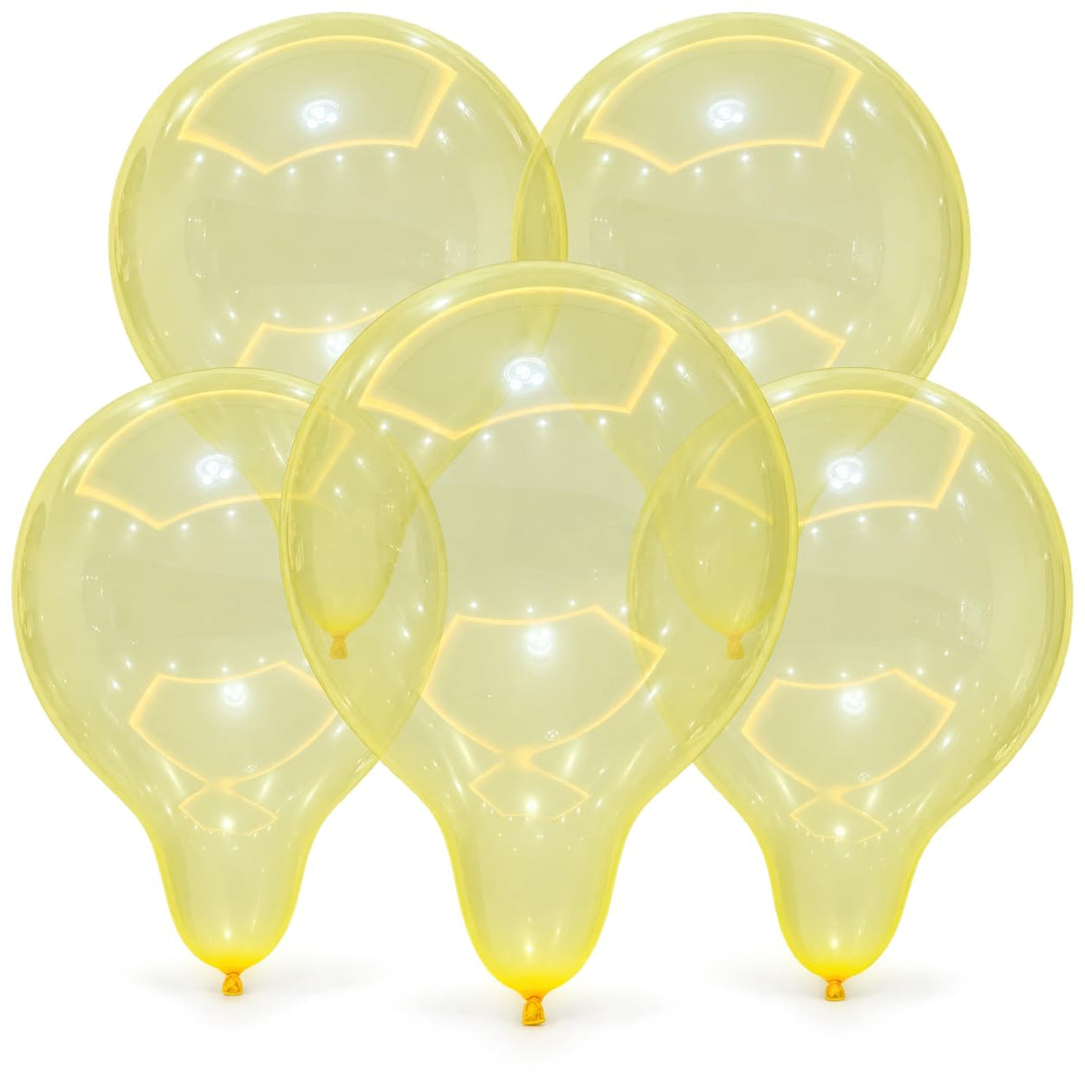 5-Pack Heavy-Duty Large Latex Balloons for Parties
