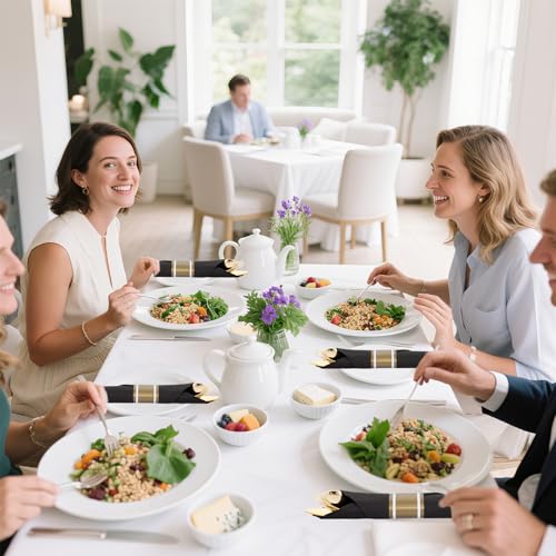 Pre-Rolled Disposable Plastic Cutlery Set for Parties