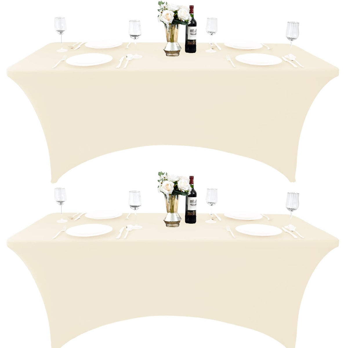 ZarzaaSik Spandex Table Cover for Parties & Events