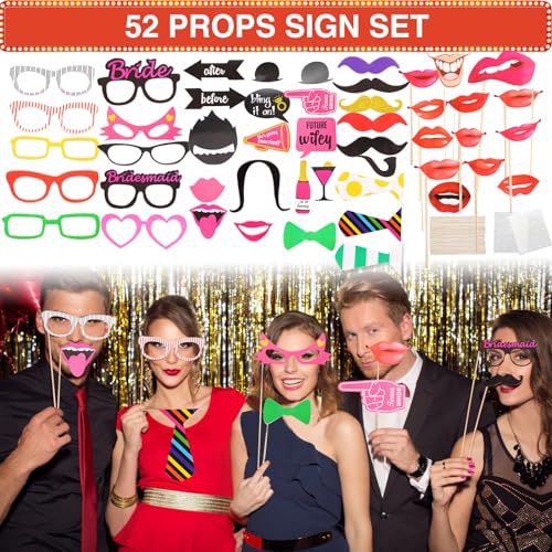 Opulent Photo Booth Props Kit with Hats, Wigs & Glasses