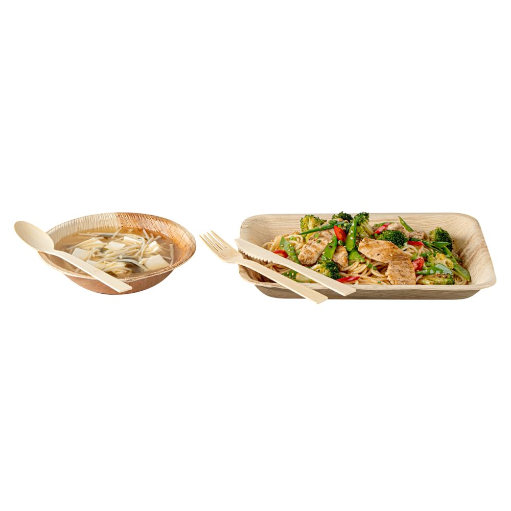 Restaurantware Bambuddha 7-Inch Disposable Bamboo Knives