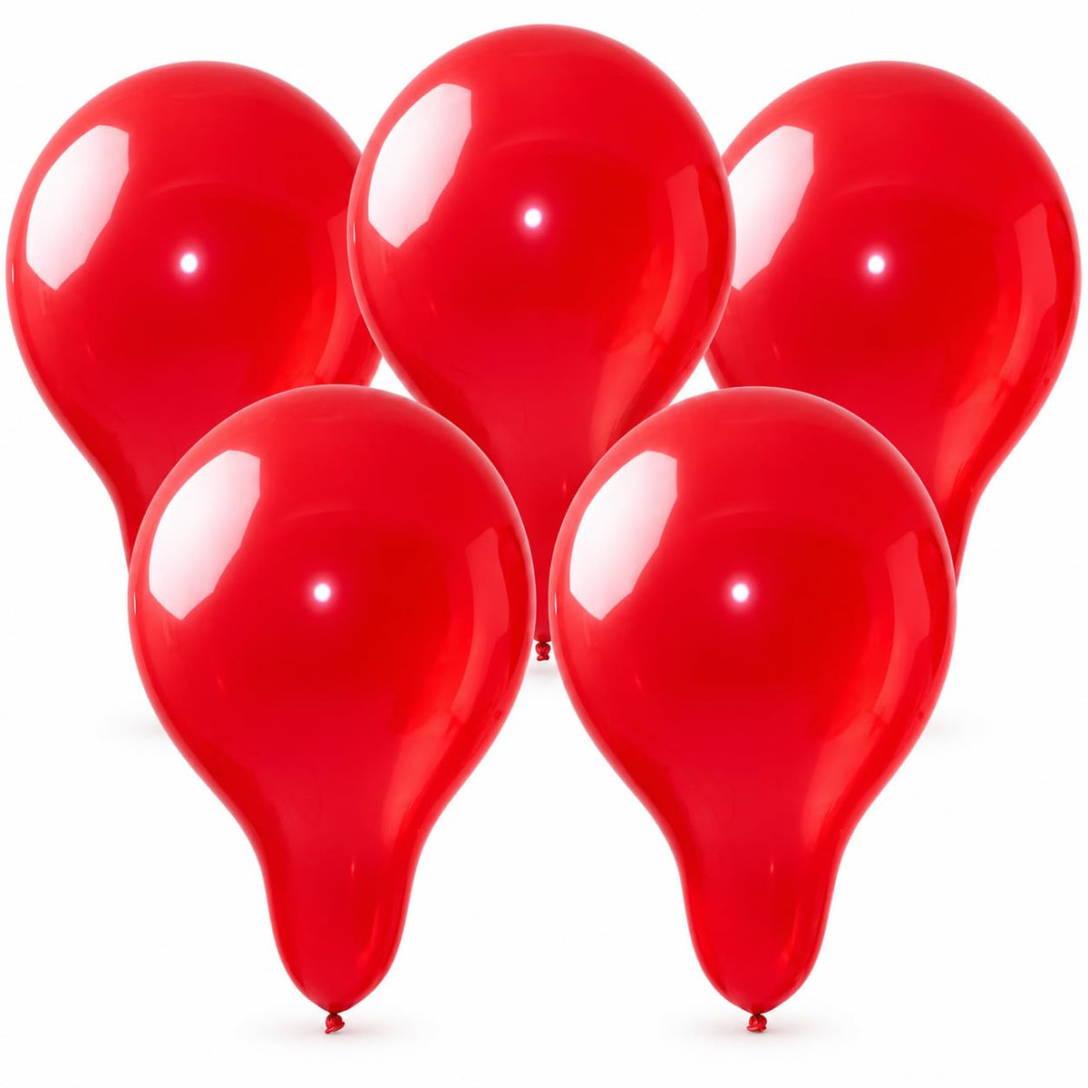 5-Pack Heavy-Duty Large Latex Balloons for Parties