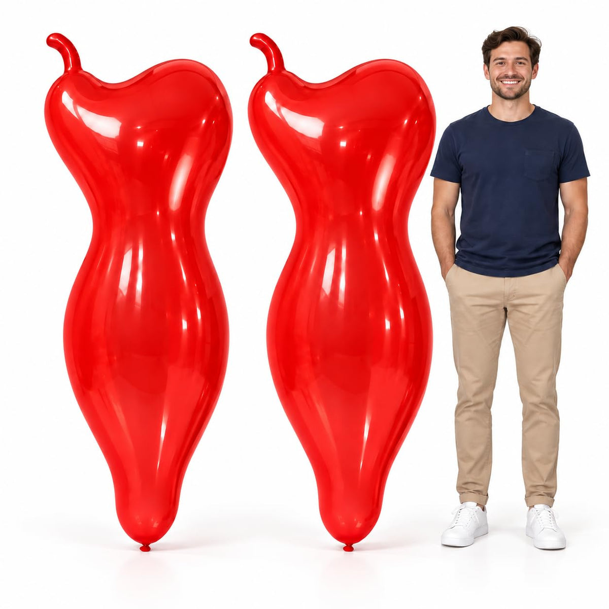5-Pack Heavy-Duty Large Latex Balloons for Parties