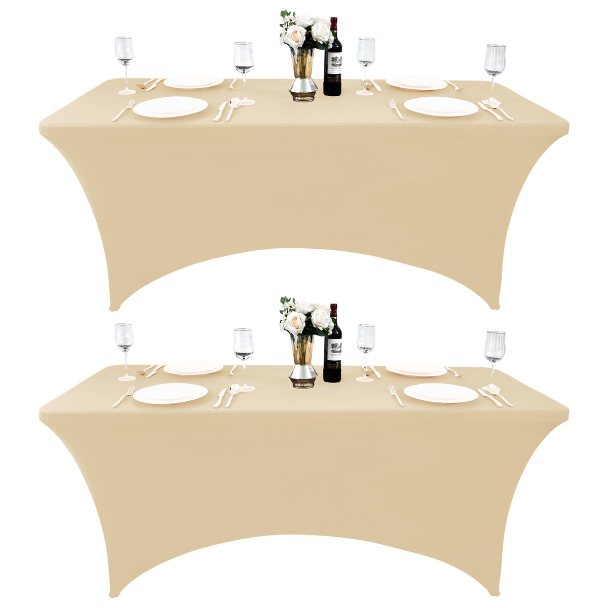ZarzaaSik Spandex Table Cover for Parties & Events