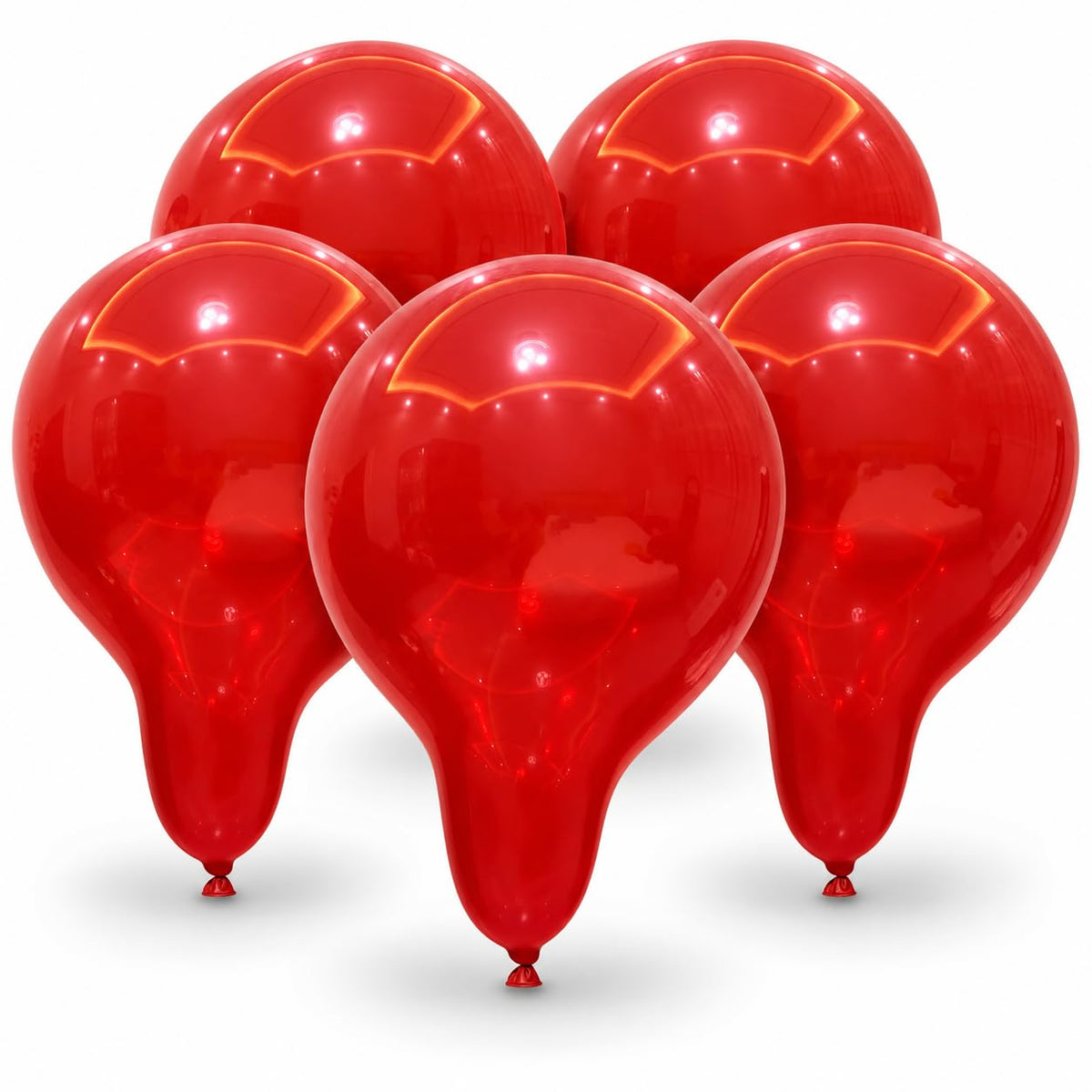 5-Pack Heavy-Duty Large Latex Balloons for Parties