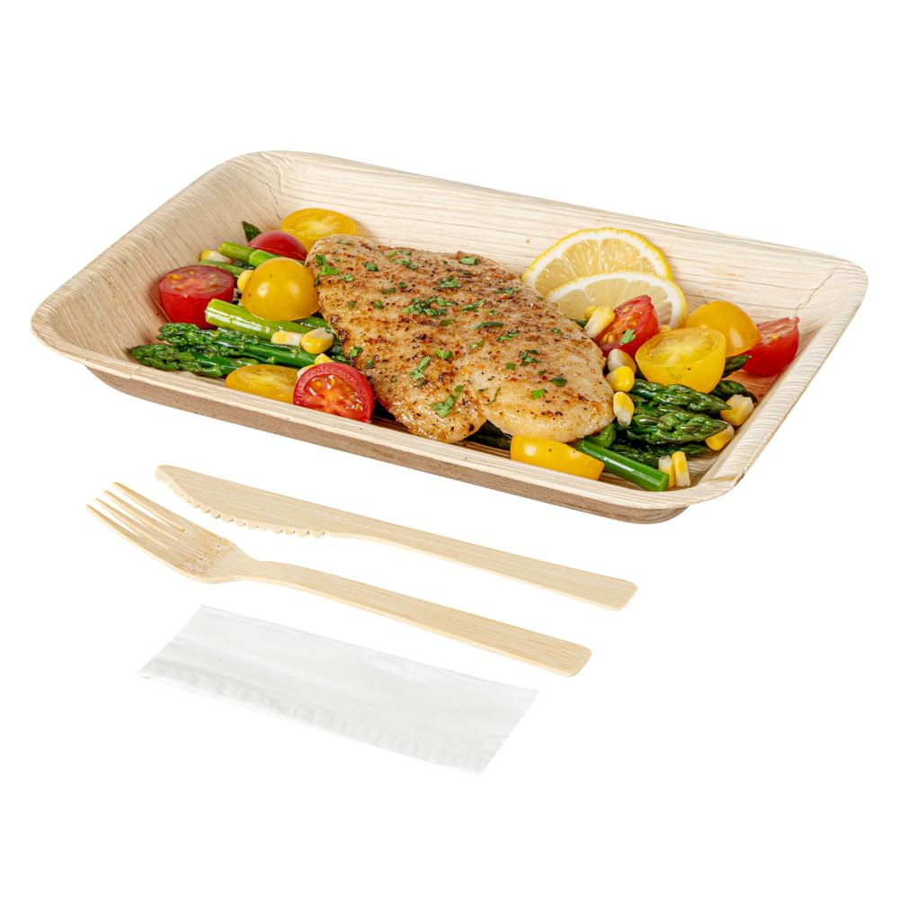 Restaurantware Bambuddha 7-Inch Disposable Bamboo Knives