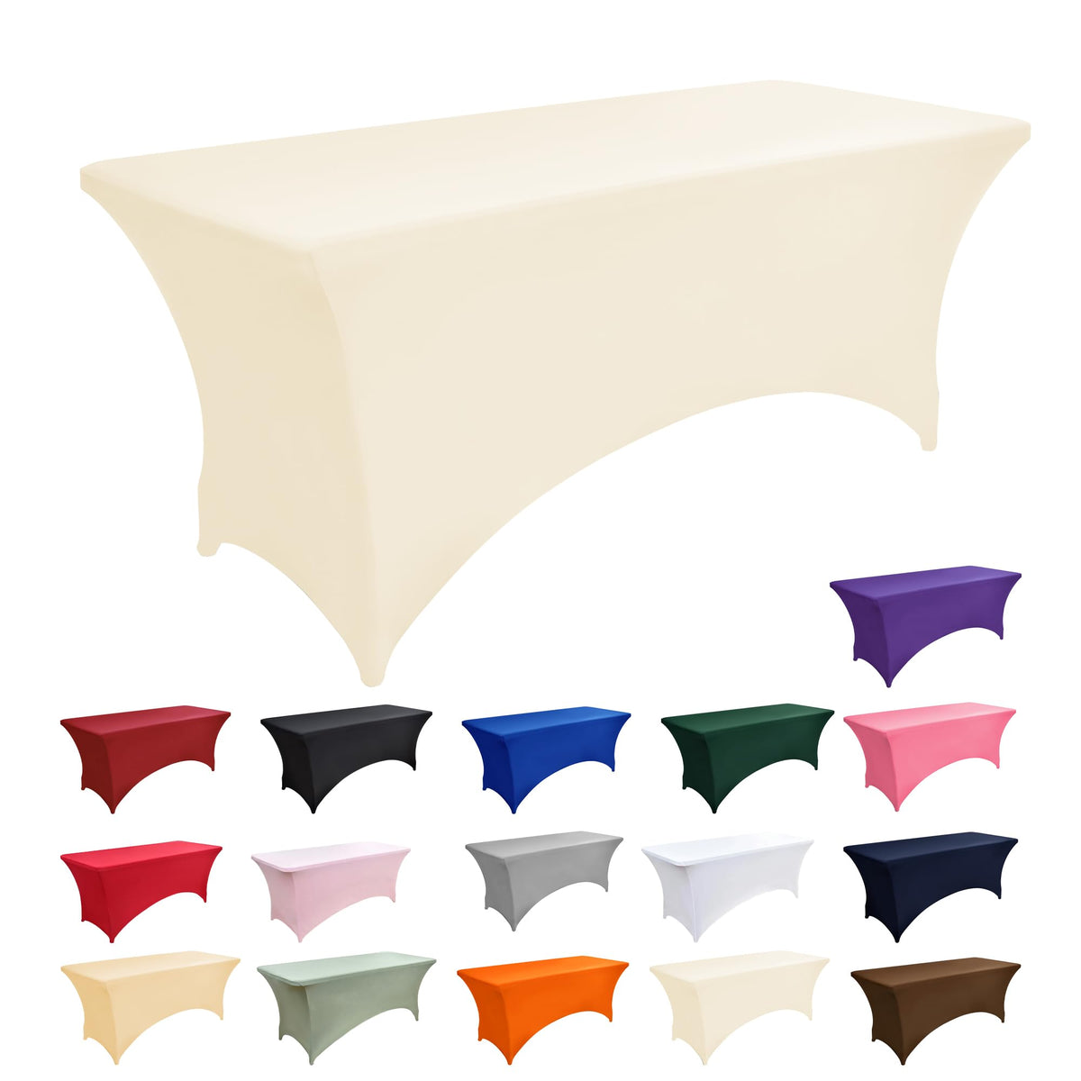 ZarzaaSik Spandex Table Cover for Parties & Events