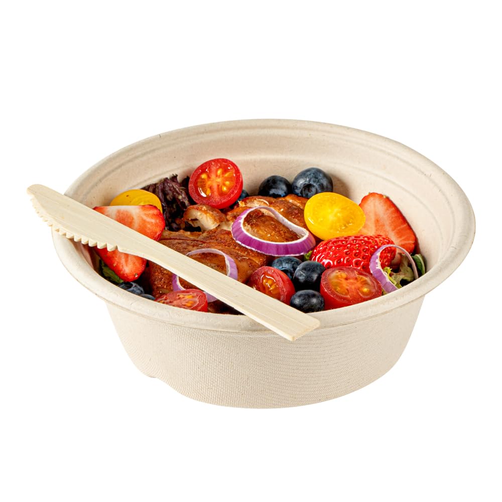 Restaurantware Bambuddha 7-Inch Disposable Bamboo Knives
