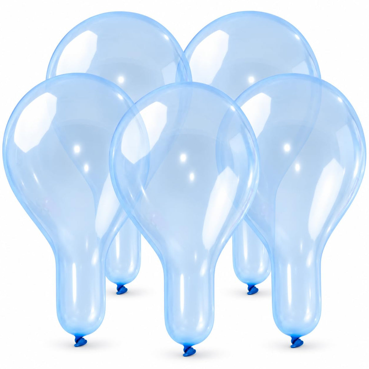 5-Pack Heavy-Duty Large Latex Balloons for Parties
