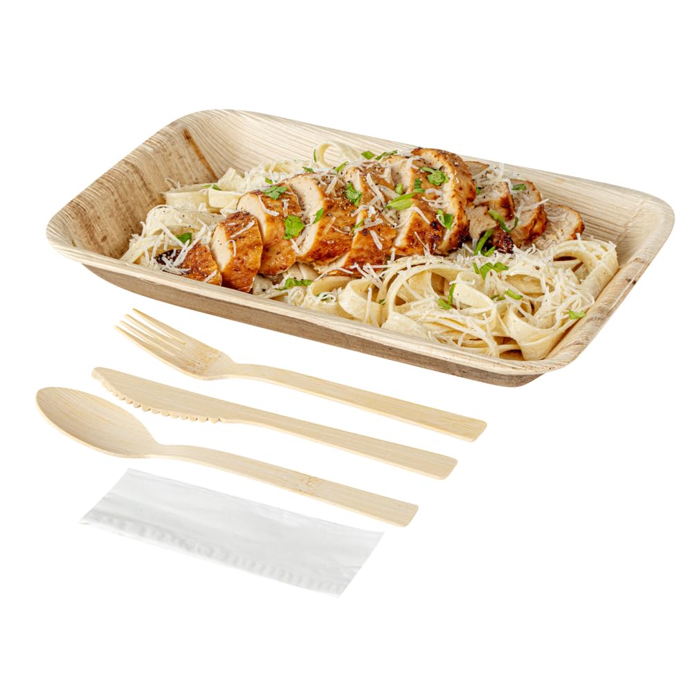 Restaurantware Bambuddha 7-Inch Disposable Bamboo Knives