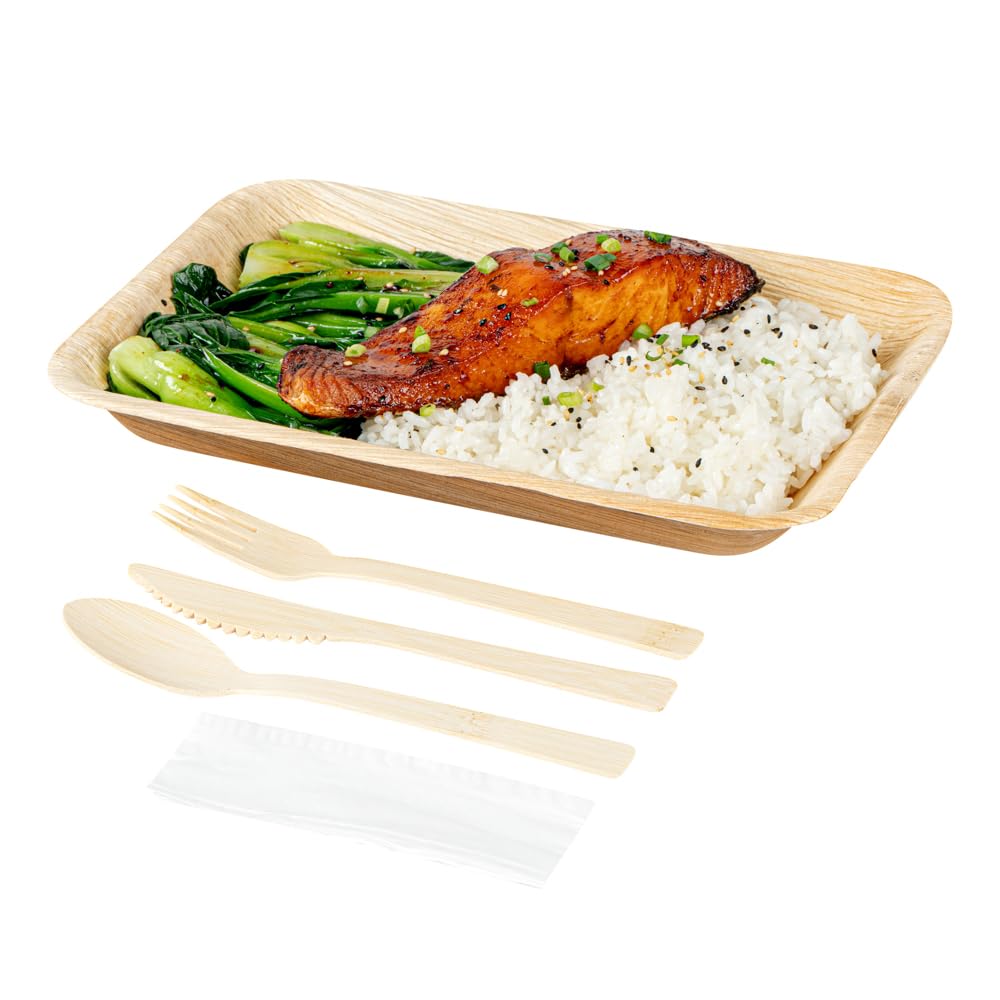 Restaurantware Bambuddha 7-Inch Disposable Bamboo Knives