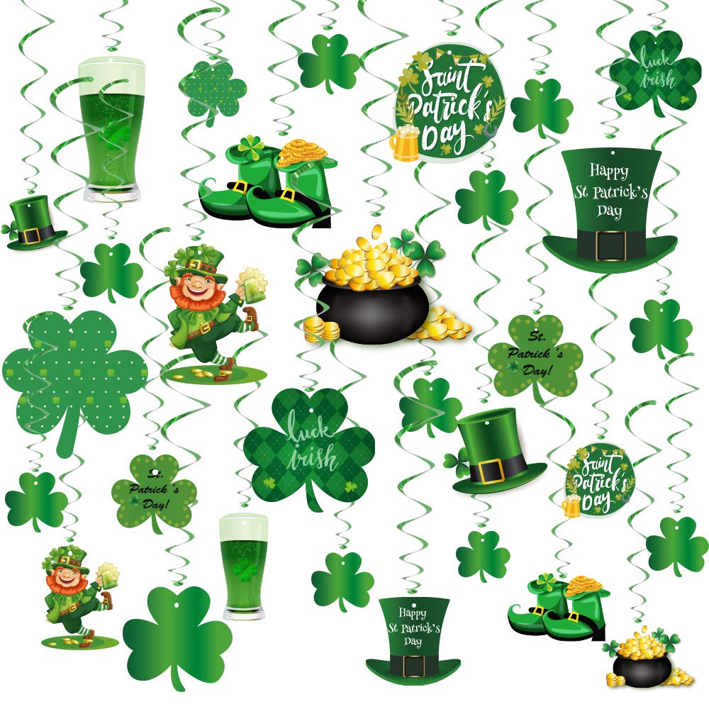 GOER Hanging Swirl Decorations for Parties & Events