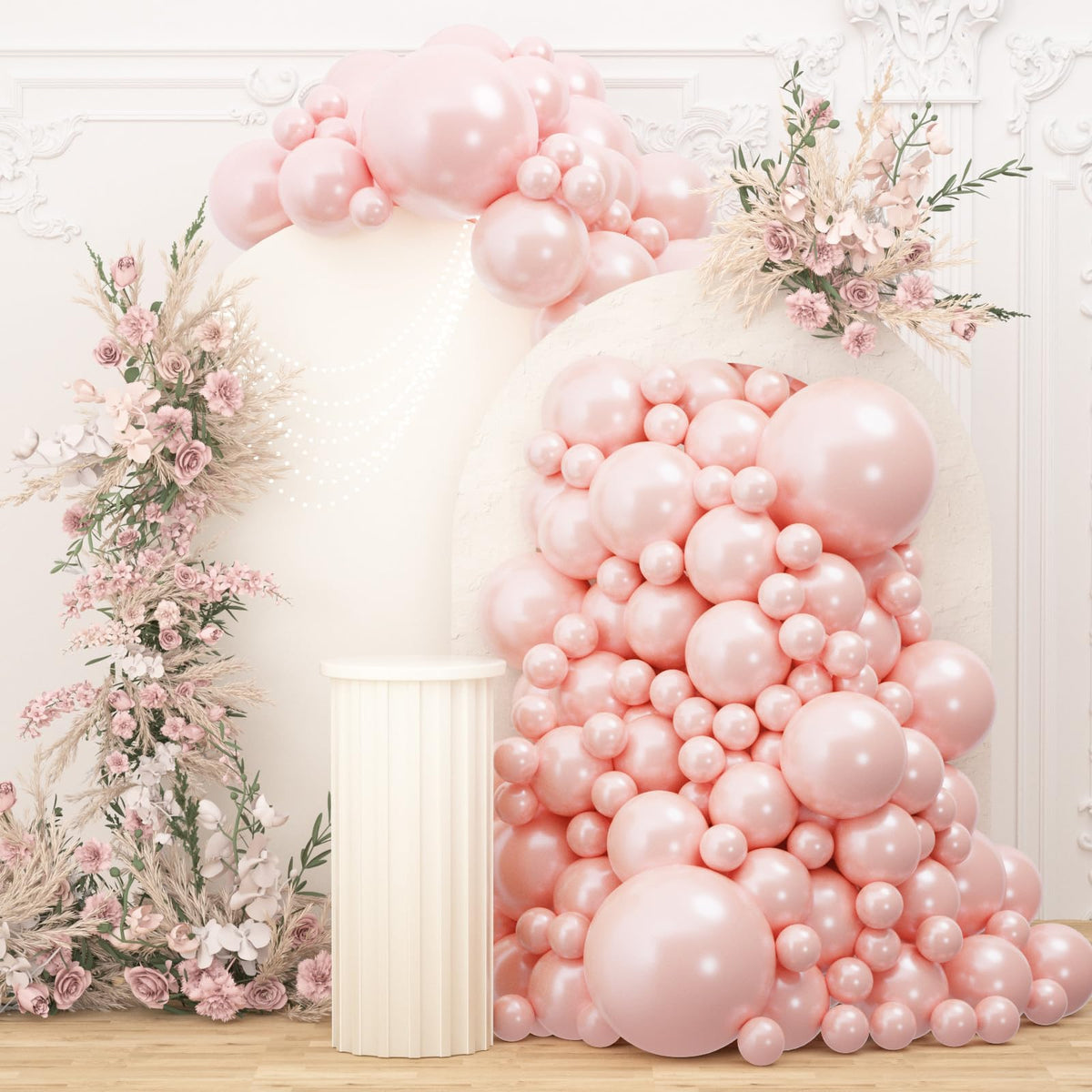 108-Piece Double-Stuffed Balloon Garland Arch Kit, 5–18 Inch