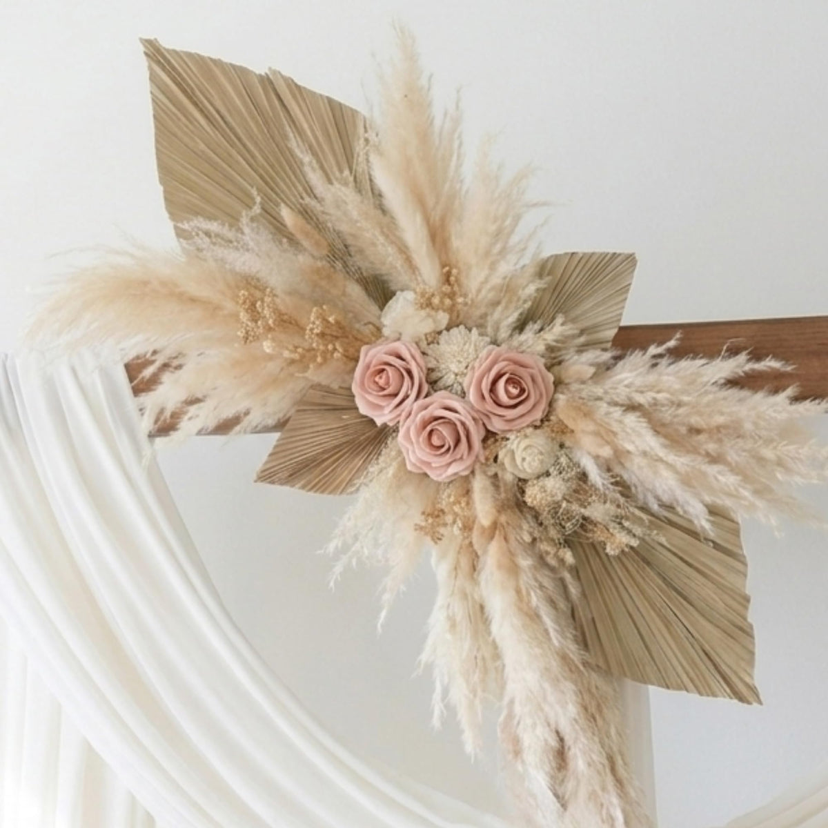 Boho Pampas Grass Wall Decor for Baby Showers & Weddings
