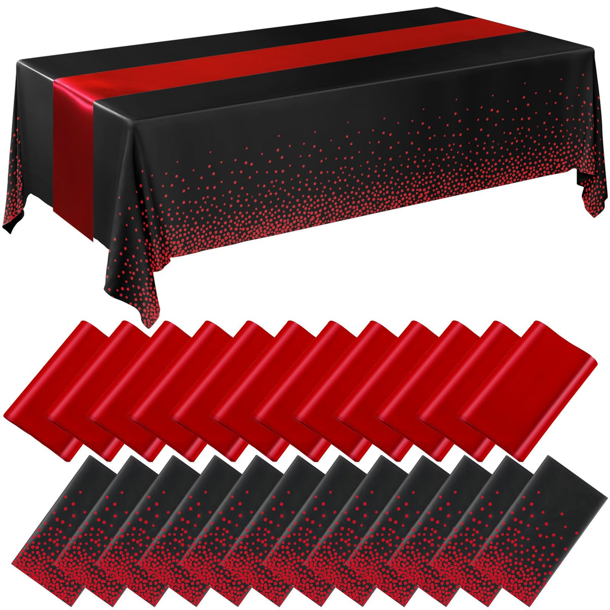 Breling Tablecloths & Table Runner Set for Party Tables