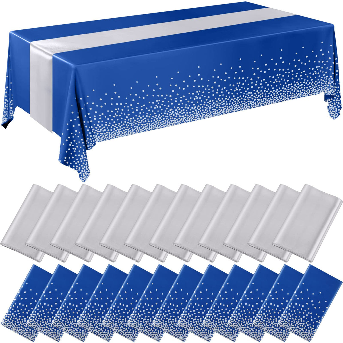 Breling Tablecloths & Table Runner Set for Party Tables