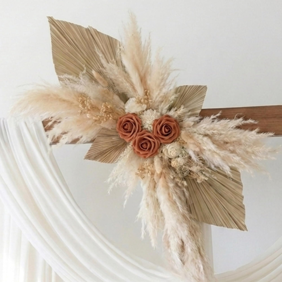 Boho Pampas Grass Wall Decor for Baby Showers & Weddings