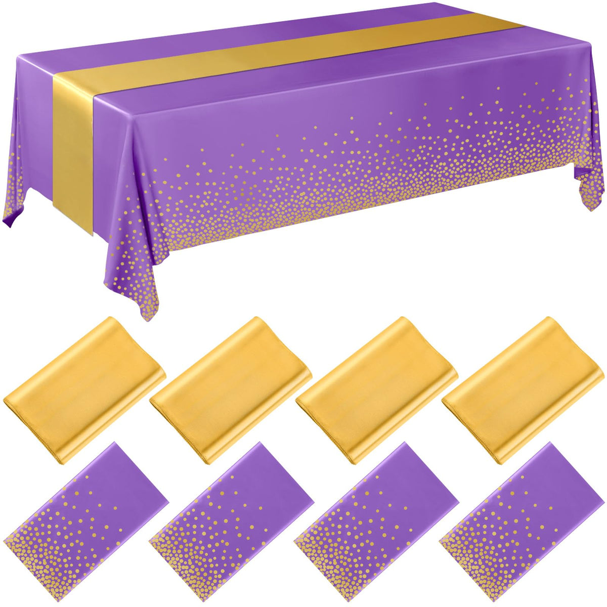 Breling Tablecloths & Table Runner Set for Party Tables