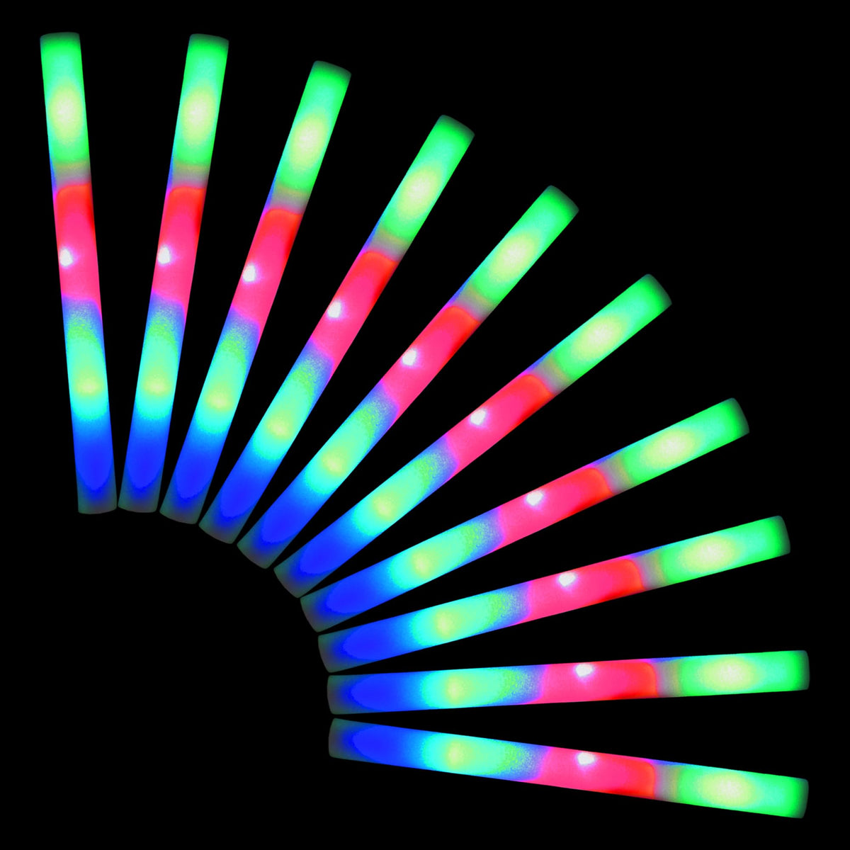 Mr Party King 16-Inch Foam Light Sticks for Parties