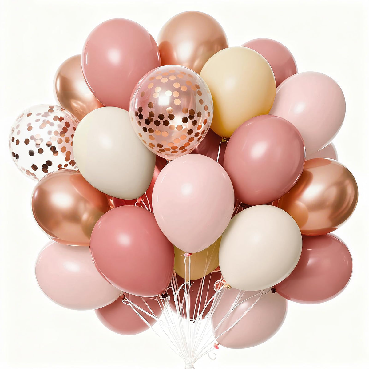 PartyWoo 65-Pack Balloons for Birthdays & Baby Showers