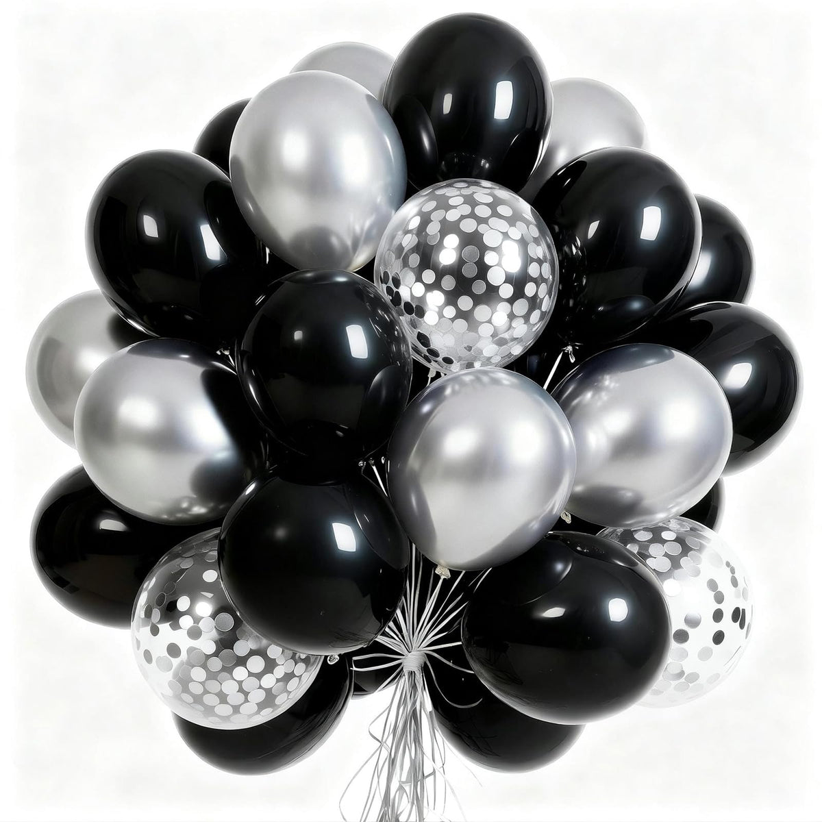 PartyWoo 65-Pack Balloons for Birthdays & Baby Showers