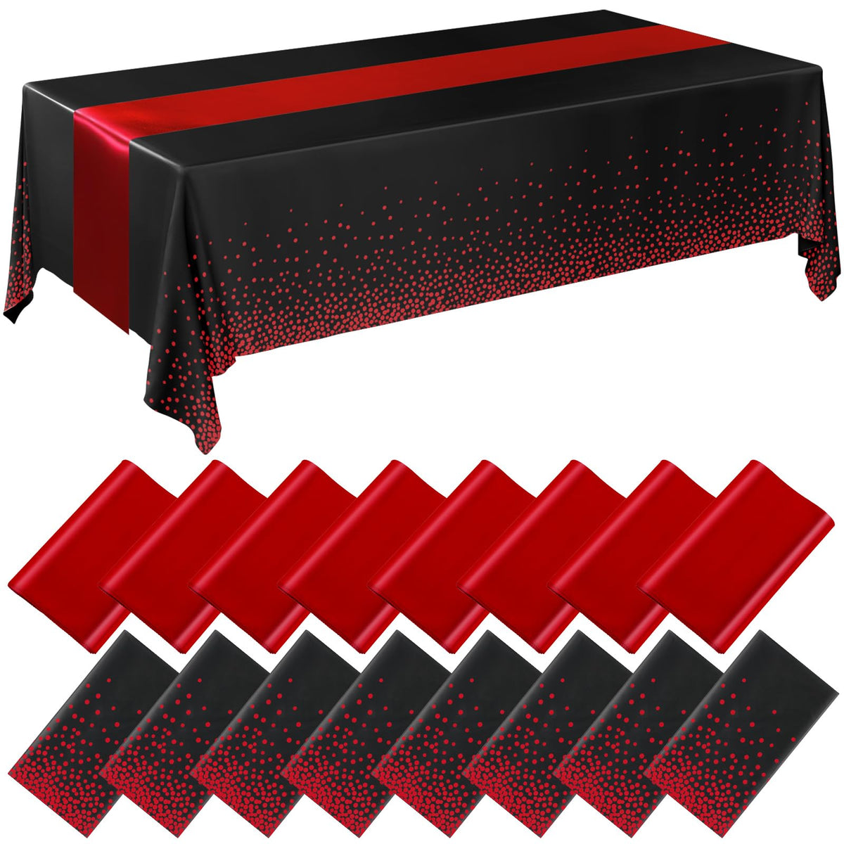 Breling Tablecloths & Table Runner Set for Party Tables