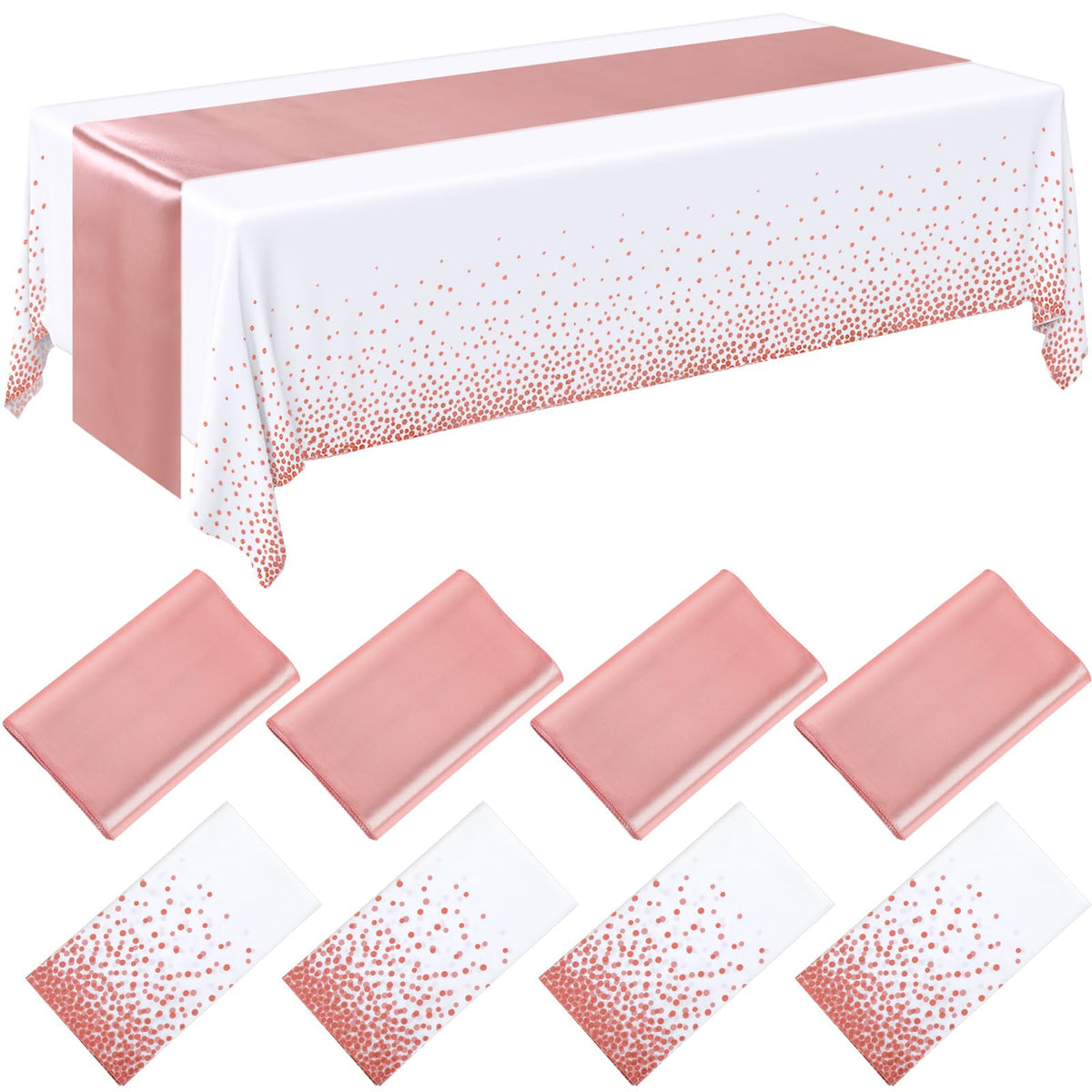 Breling Tablecloths & Table Runner Set for Party Tables