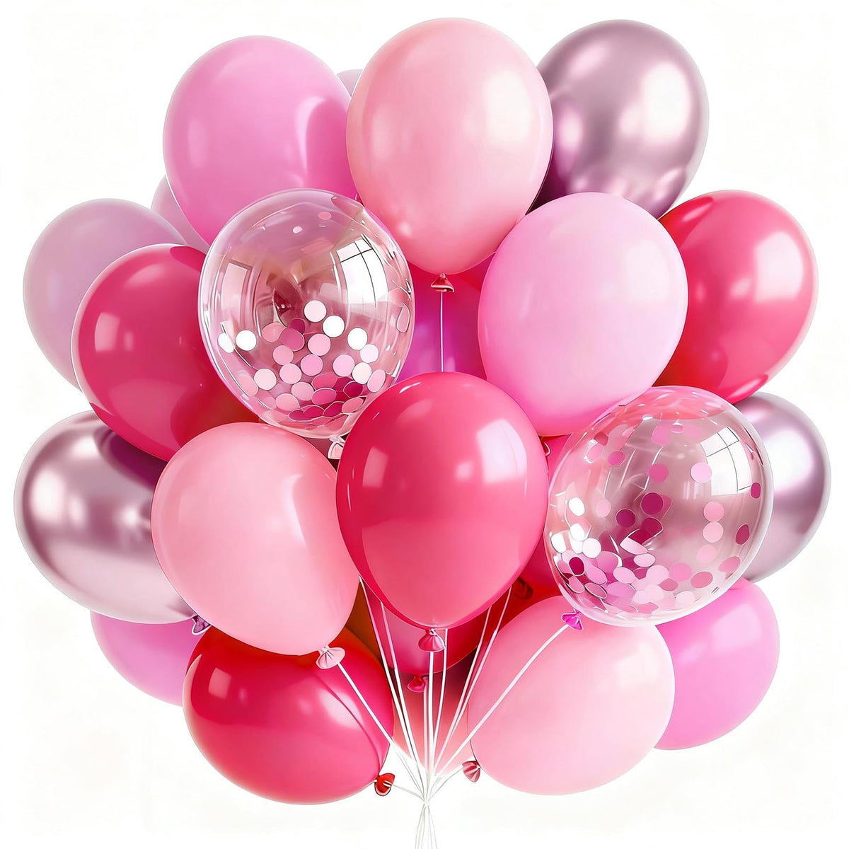 PartyWoo 65-Pack Balloons for Birthdays & Baby Showers