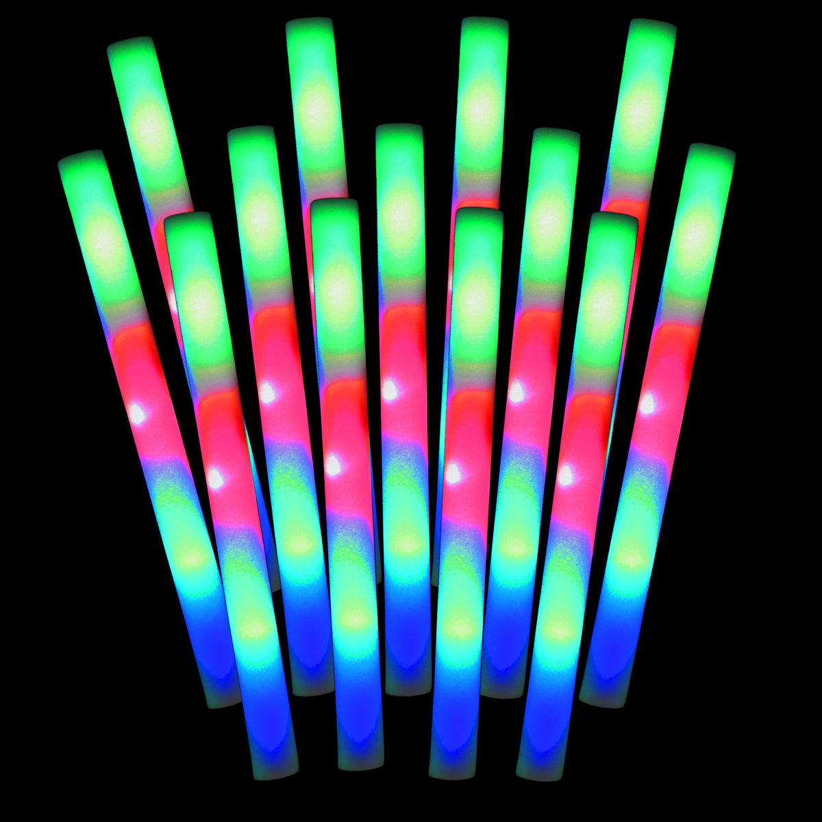 Mr Party King 16-Inch Foam Light Sticks for Parties