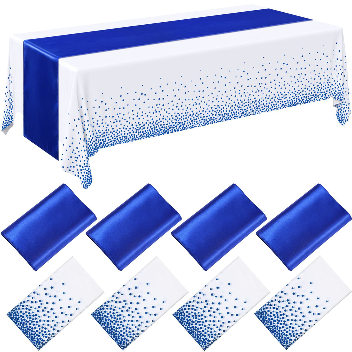 Breling Tablecloths & Table Runner Set for Party Tables