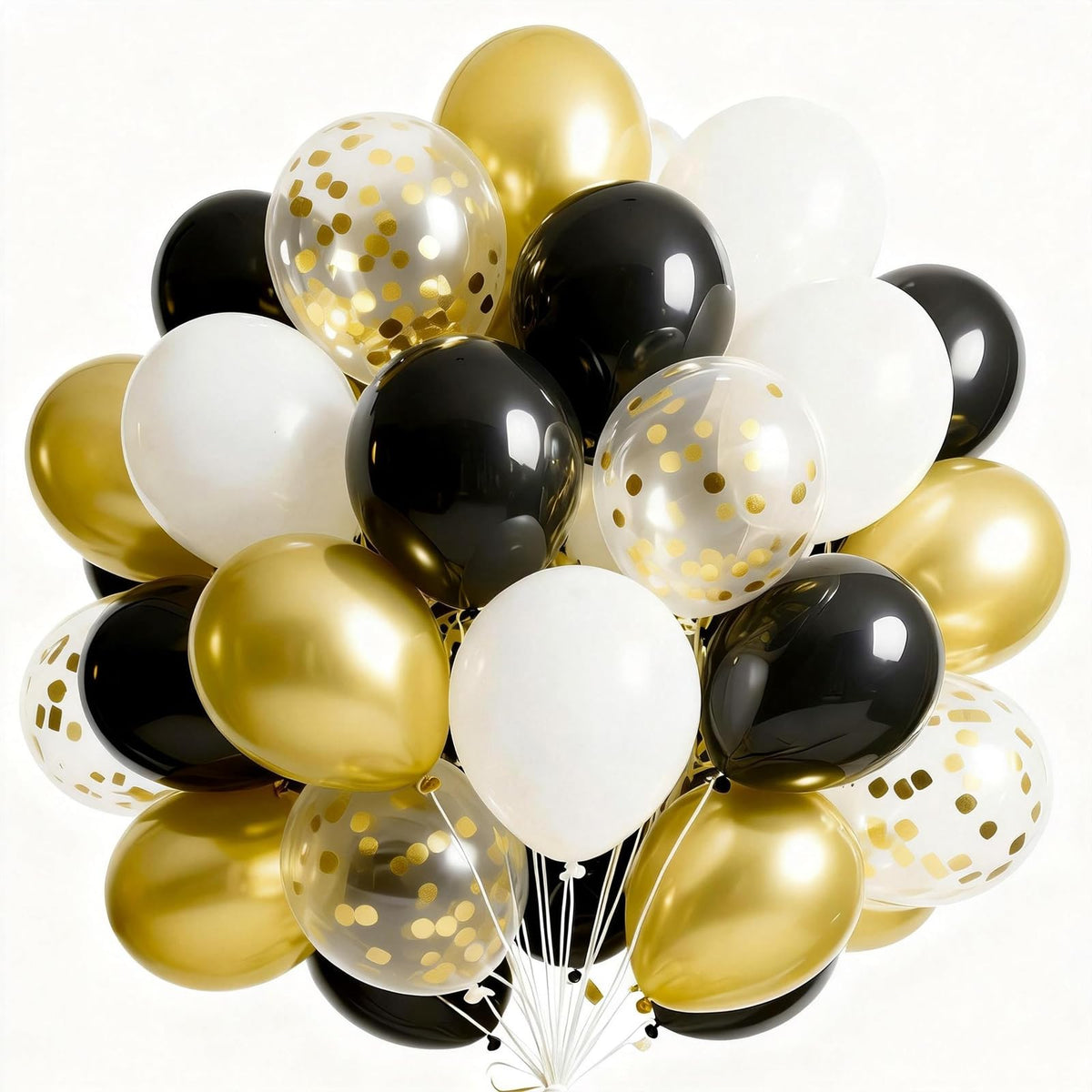 PartyWoo 65-Pack Balloons for Birthdays & Baby Showers