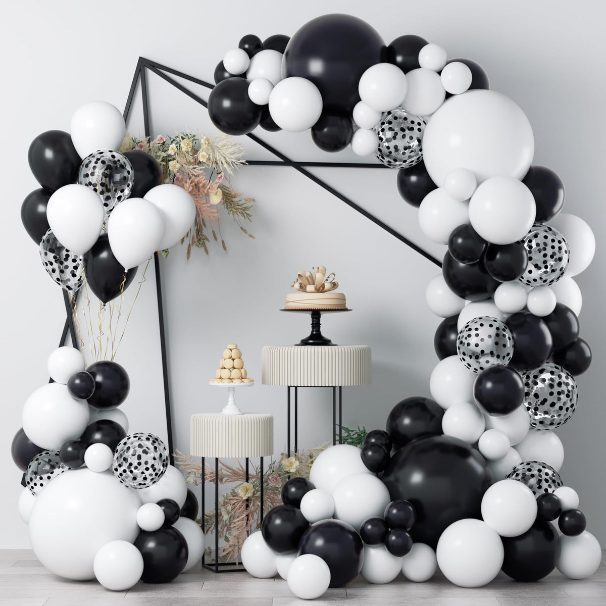 COKAOBE Mixed Color Balloon Garland Arch Kit for Parties