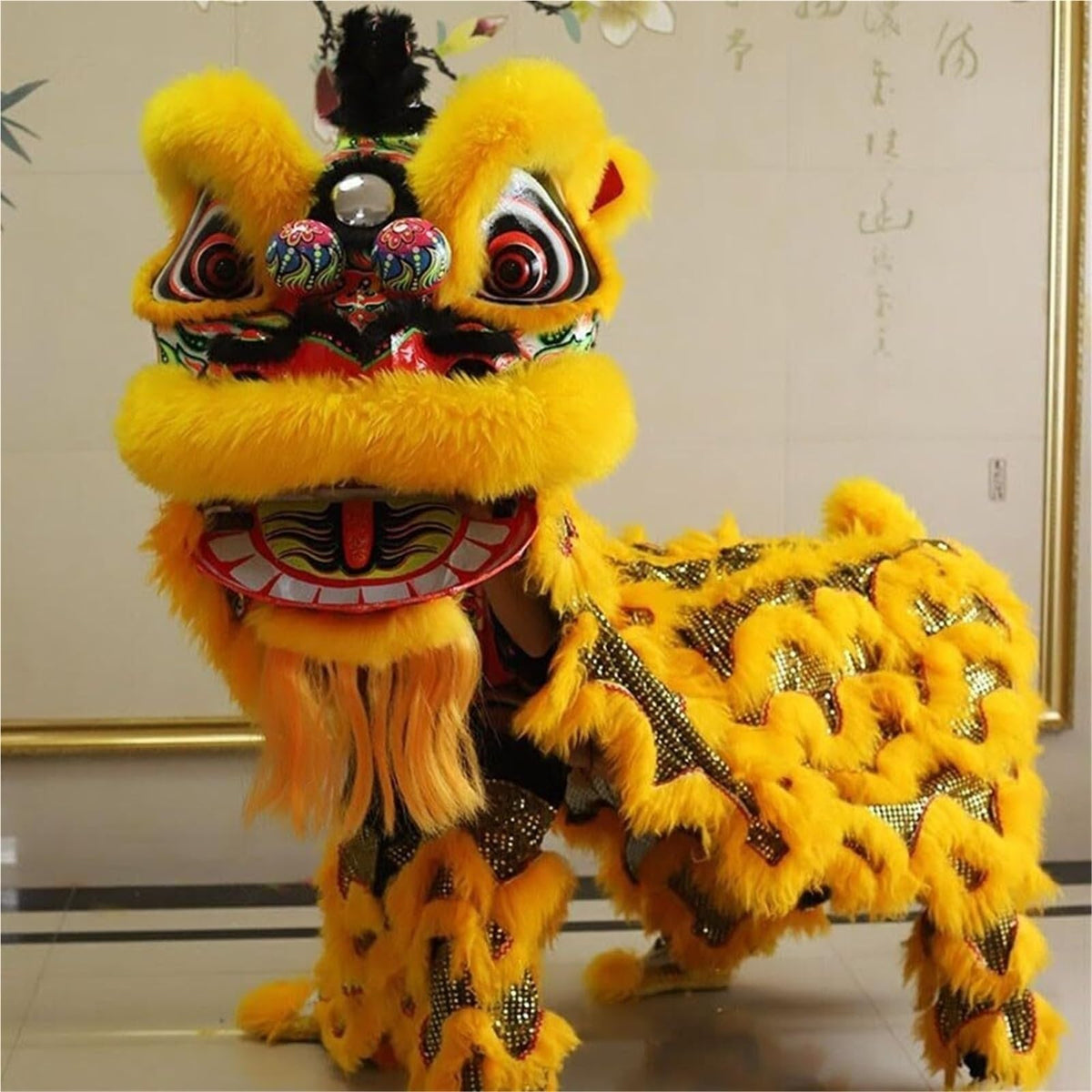 Chinese New Year Lion Dance Costume for Two Performers
