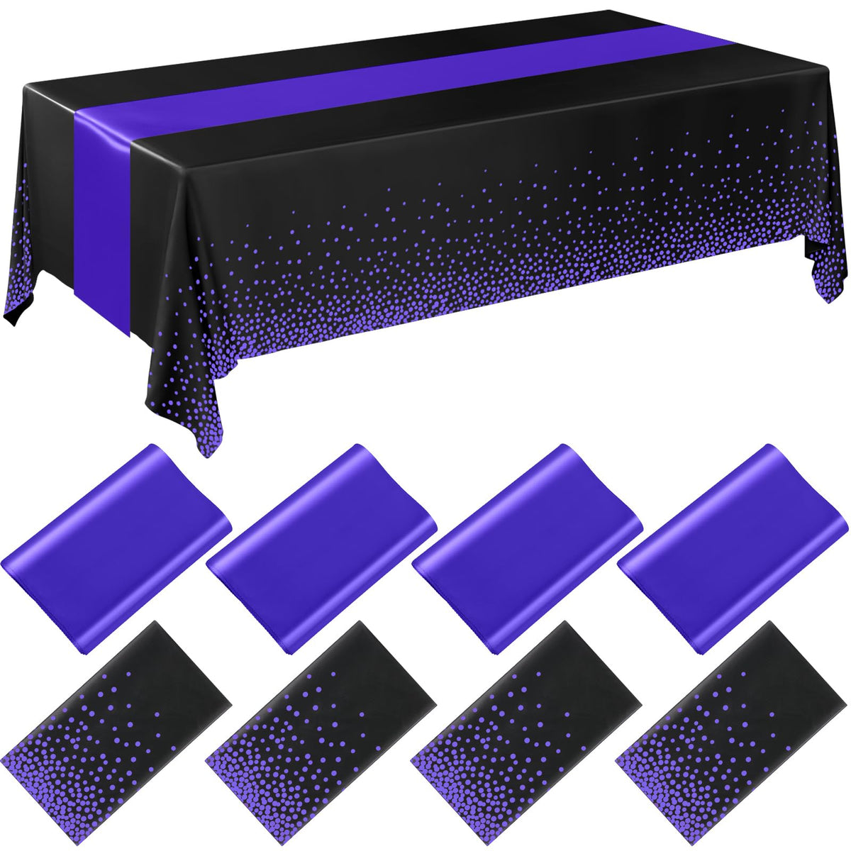 Breling Tablecloths & Table Runner Set for Party Tables