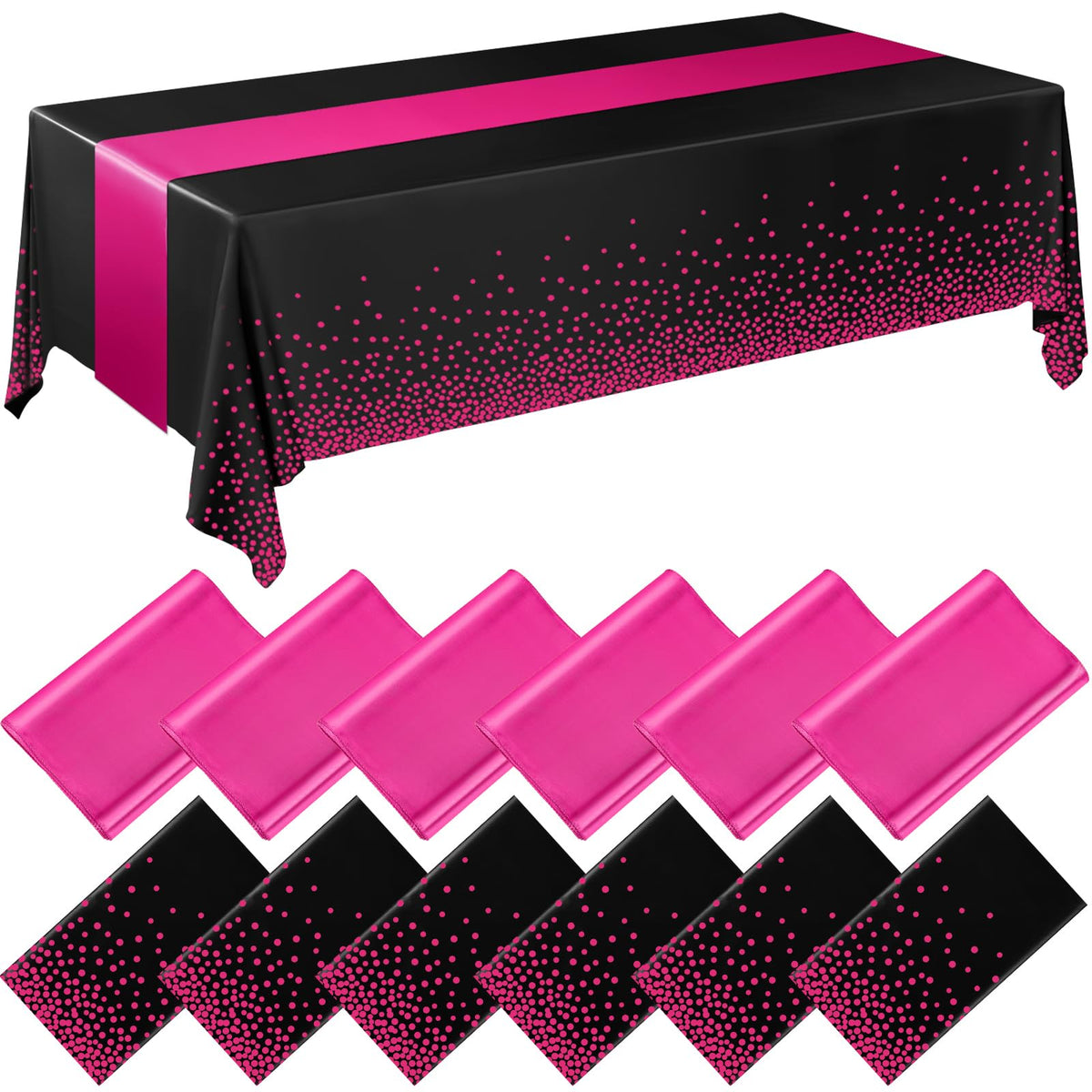Breling Tablecloths & Table Runner Set for Party Tables