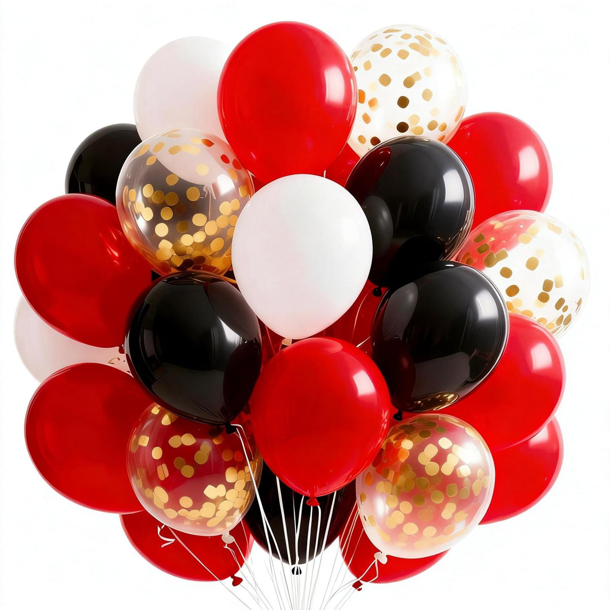 PartyWoo 65-Pack Balloons for Birthdays & Baby Showers