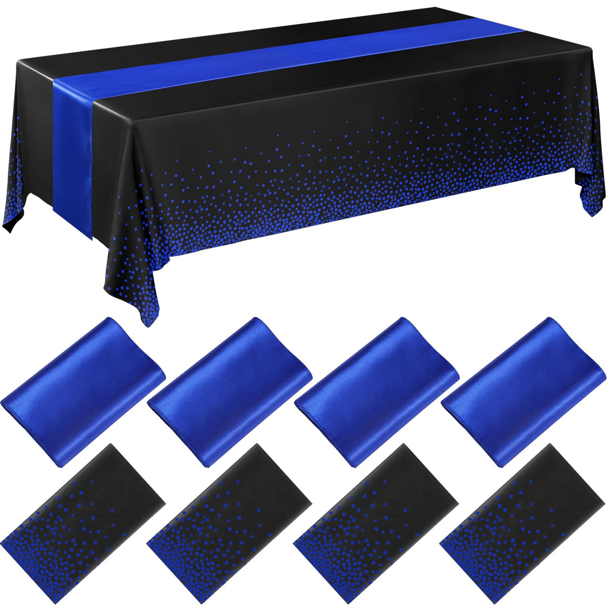 Breling Tablecloths & Table Runner Set for Party Tables
