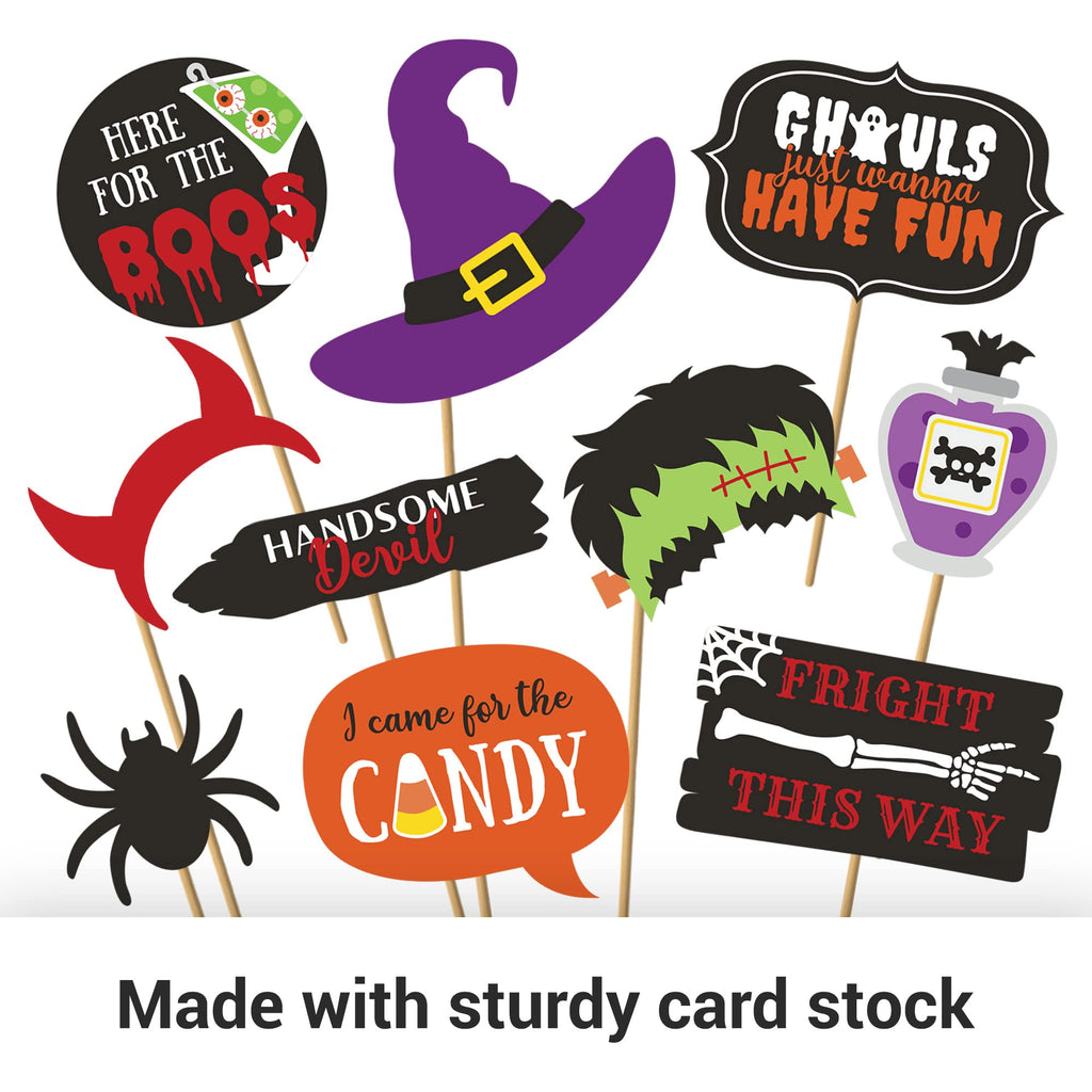 Fully Assembled Photo Booth Props & Selfie Signs for Parties