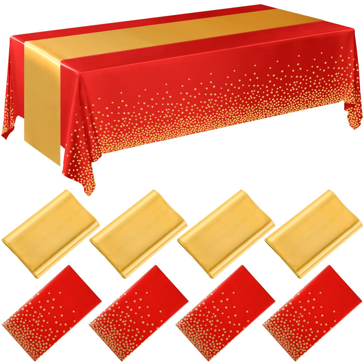 Breling Tablecloths & Table Runner Set for Party Tables