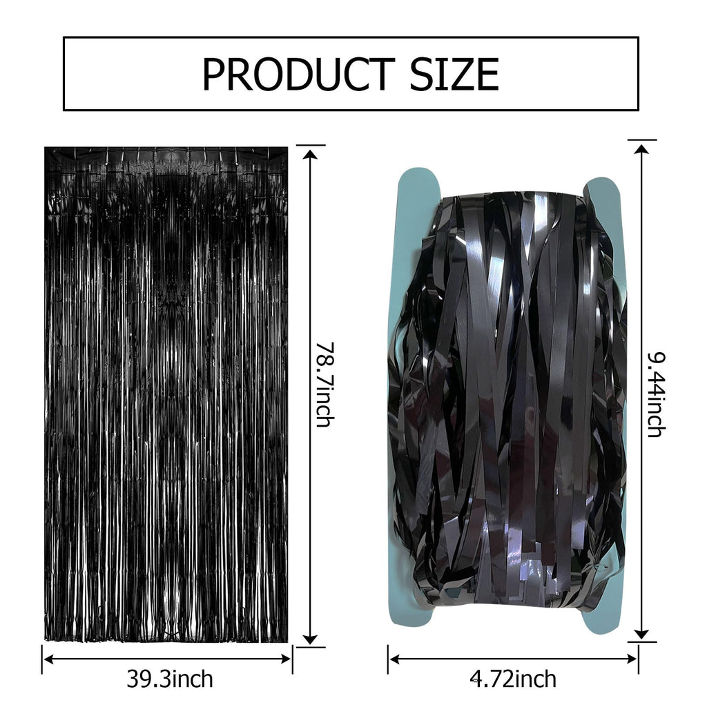 Tinsel Foil Fringe Backdrop Curtains for Party Photo Booths