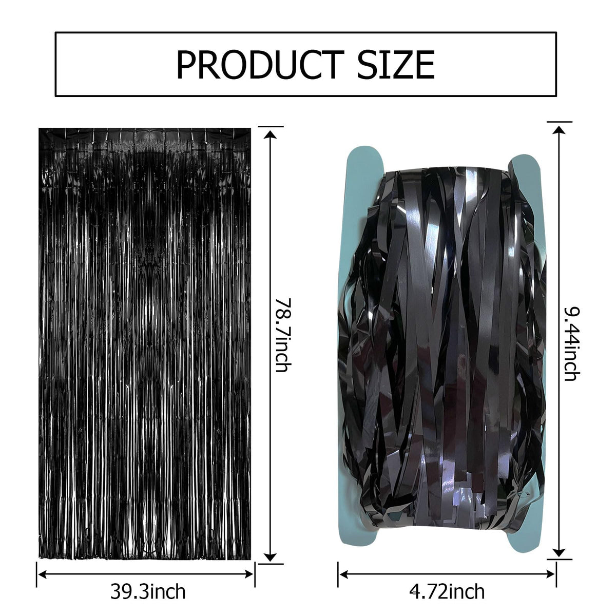 Tinsel Foil Fringe Backdrop Curtains for Party Photo Booths