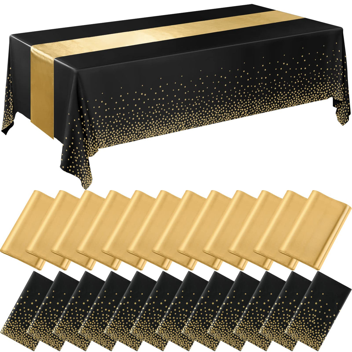 Breling Tablecloths & Table Runner Set for Party Tables