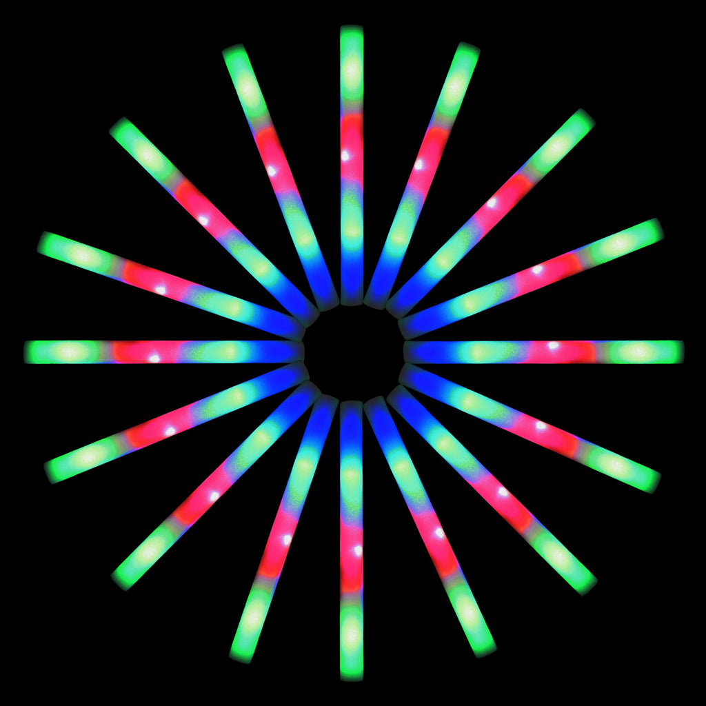 Mr Party King 16-Inch Foam Light Sticks for Parties