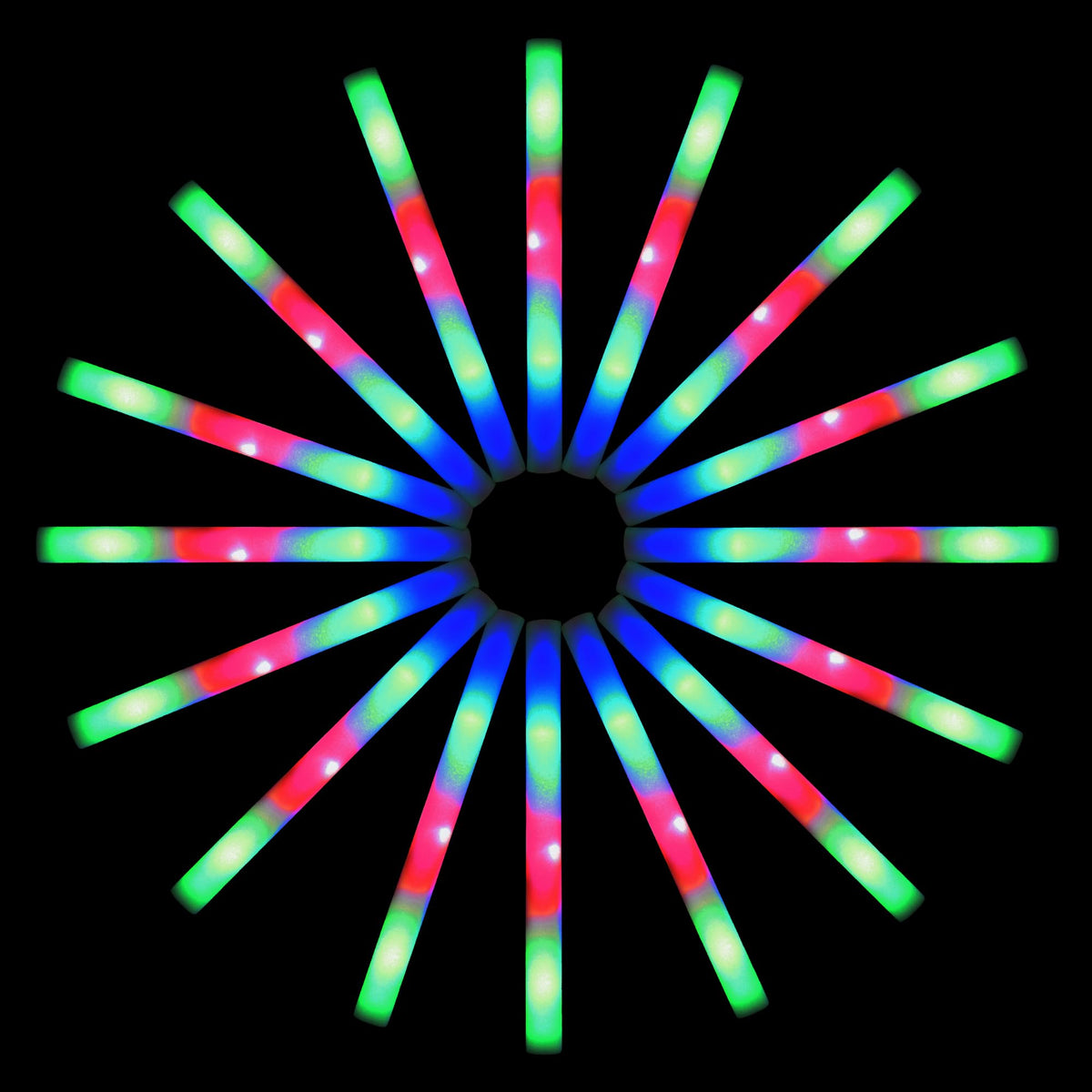 Mr Party King 16-Inch Foam Light Sticks for Parties