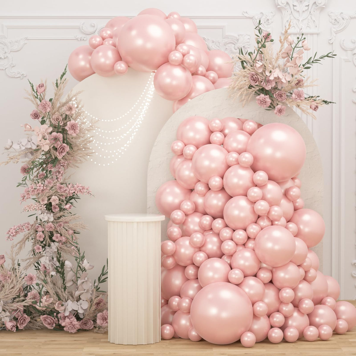 108-Piece Double-Stuffed Balloon Garland Arch Kit, 5–18 Inch
