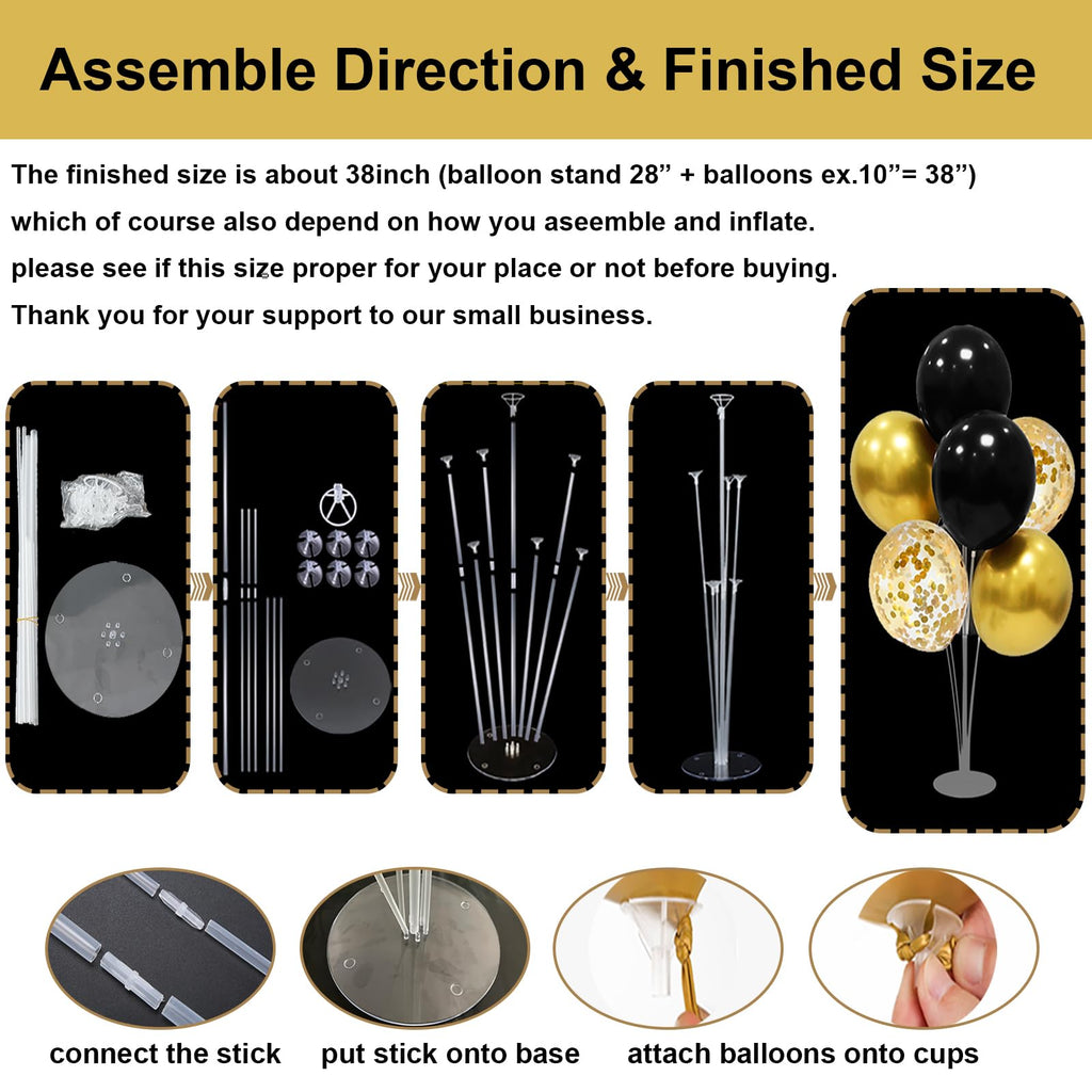 ZJDHPTY Balloon Centerpiece Stands for Party Tables